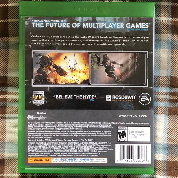 SOLD! // EA Titan Fall for XBOX ONE - Picture 2 of 2